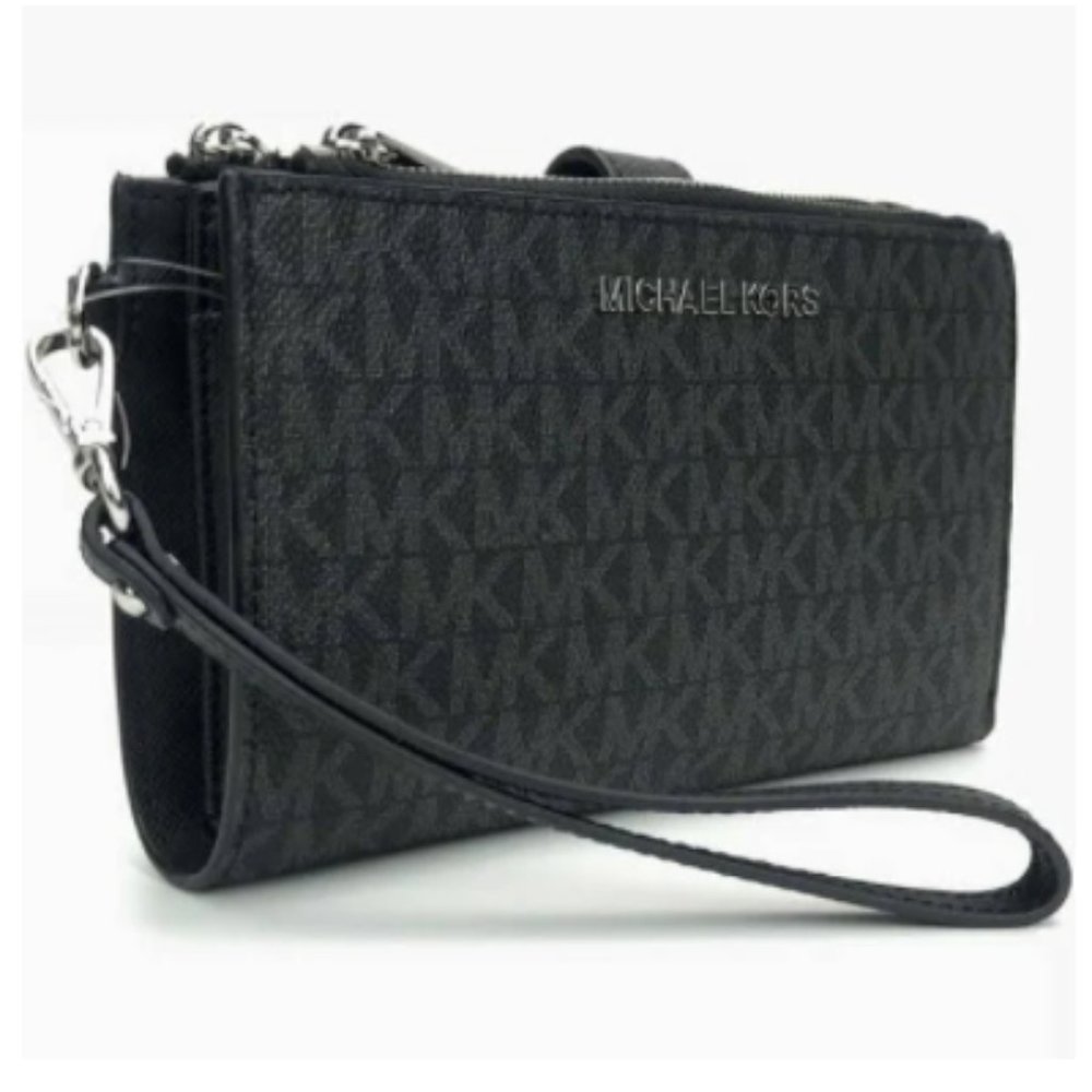 SOLD NWT Michael Kors Jet Set Double Zip Wristlet